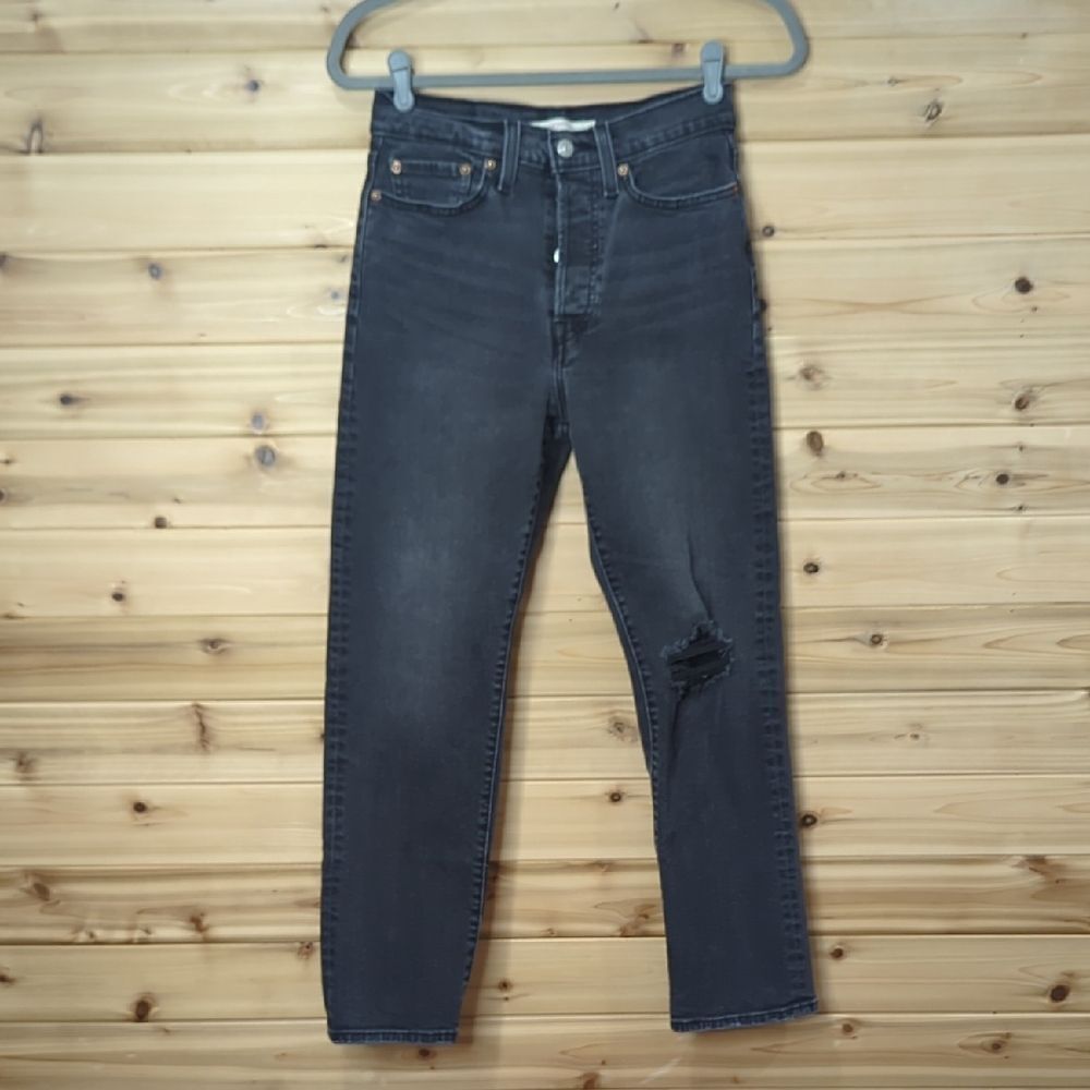 Levi's Jeans Womens 27 Black Wedgie‎ Straight